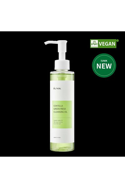 iUNIK Centella Green Fresh Cleansing Oil 200 ml - Odličovací olej s Centella Asiatica