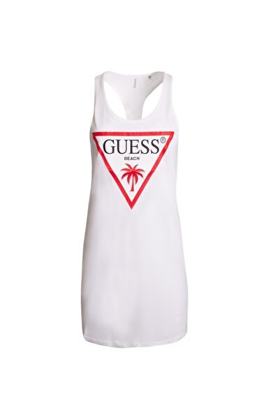 Guess Jeans Dámske biele šaty Guess jeans