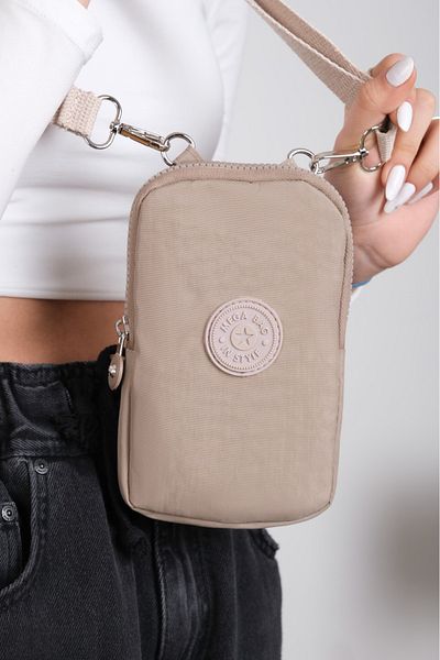 MEGA BAG M 226 Mega Bag Crinkle Fabric Unisex Small Shoulder Bag, Phone Holder