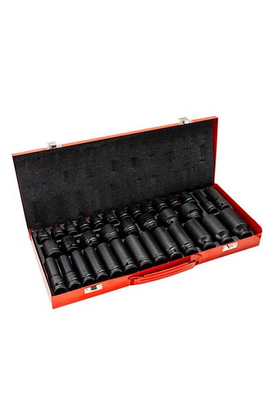 Titi 6275 1/2" Air under Corner Socket Set 35 Pieces