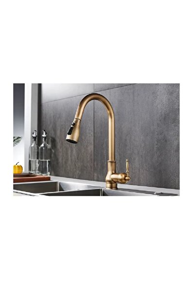 OEM Spiral Fountain Kitchen Sink Faucet - Touch Smart Antique Color Imported