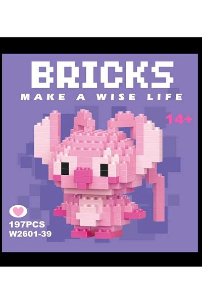 Kaptan Mavi Sticth Lilo Bricks - ألعاب بناء ألغاز ثلاثية الأبعاد