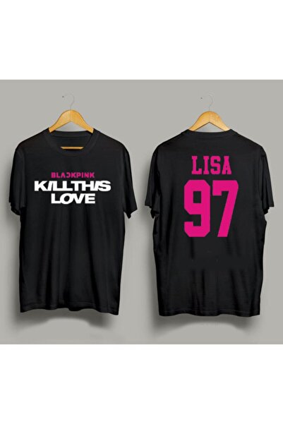 CC STORE Tricou Blackpink Lisa 97 Negru Unisex