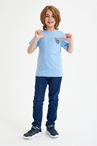 CC STORE Παιδικό μπλουζάκι Unisex με στάμπα Mncrft 5 έως 15 ετών