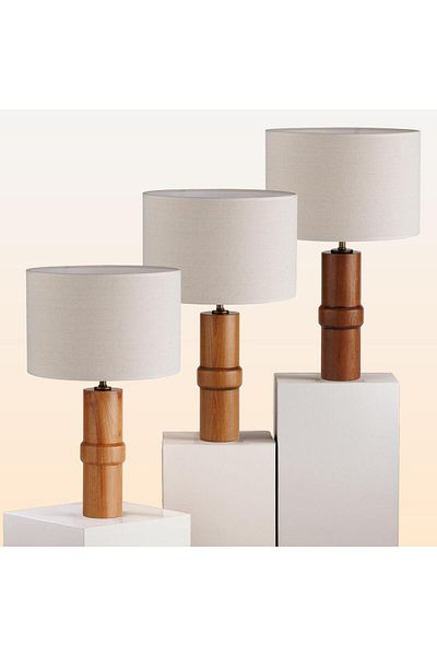 TROVE Roman Wooden Lamp Shade