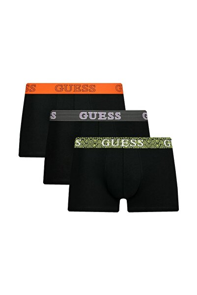 Guess Jeans Guess Jeans Lenjerie intimă 3-pack Black Elastic Mult Μαύρο Σετ μπόξερ