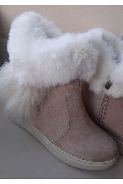 bescobel Baby Hidden Heel Feather Boots