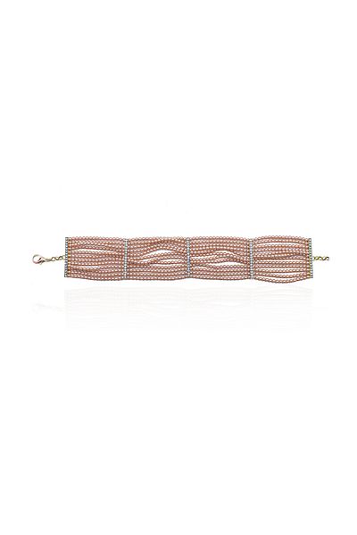 Bayemeyc Rosaline Glow Choker Pearl̇ Necklace