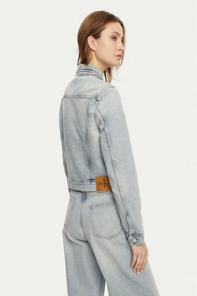 Calvin Klein DENIMOVÁ BUNDA CROPPED 90'S