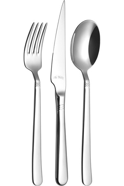 Aryıldız Fiore 18 Piece Fork Spoon Knife Set for 6 People