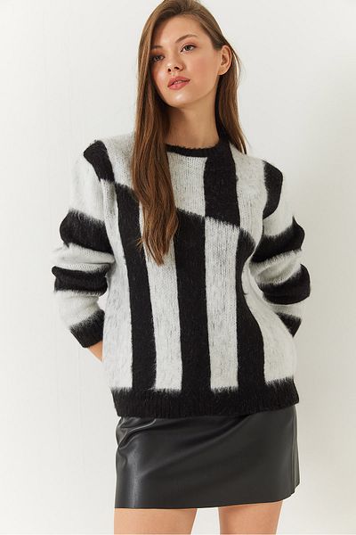 Bianco Lucci Women's Raised Knitwear Sweater 20246938