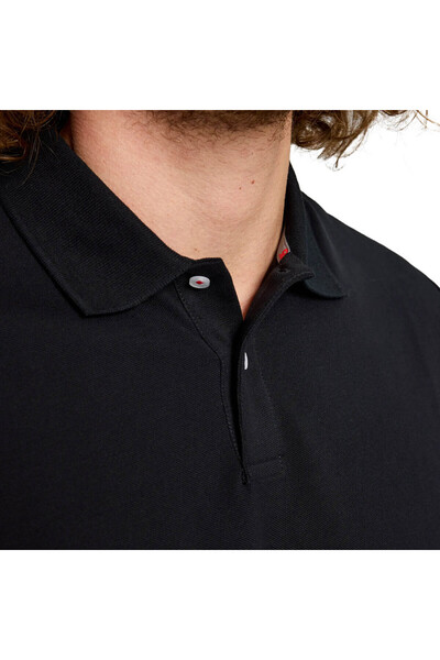 Slam Ανδρικό μπλουζάκι πόλο μαύρο ανδρικό μπλουζάκι πόλο A108003S01