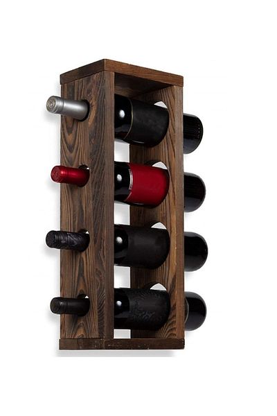 HOMS Wooden wine bottle stand, wood series, Homs Bar, Natur, 50 x 12 x 17 cm, 700153