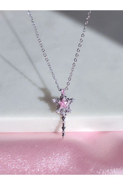 Reorah Collection Pink Star Power Necklace