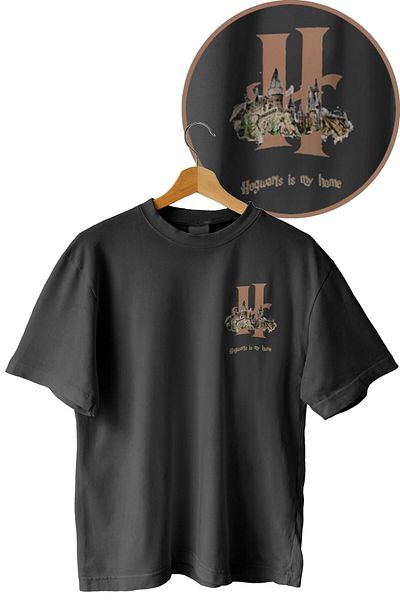CC STORE Harry Potter Hogwarts Is My Home Minimal Custom T-Shirt