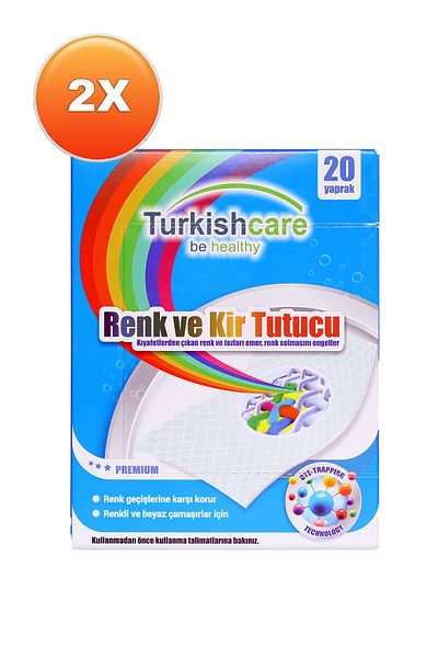 Turkishcare Set of 20 Handkerchiefs for Color Protective Laundry