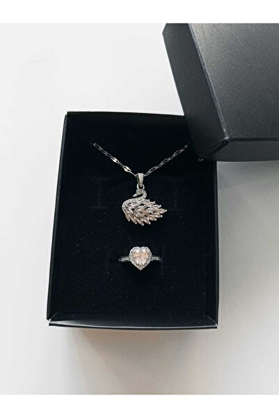 Kudi kolye yüzük sevgili seti