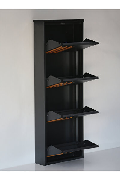 Formet 4 RAFLI MDF DEKORLU METAL AYAKKABILIK