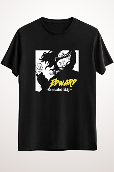 CC STORE Negru pentru bărbați Edward Baji Keisuke - Tokyo Revengers - Ds1989