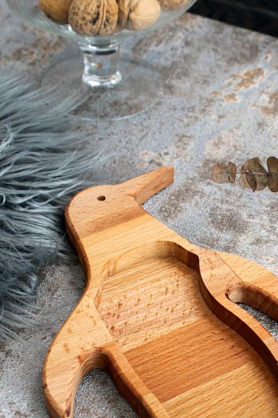 Teknofors Wooden Penguin Snack Bowl Presentation