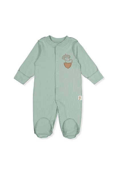Bebetto Organic Rapored Interlock Boots Jumpsuit (Organic Farm) T3928