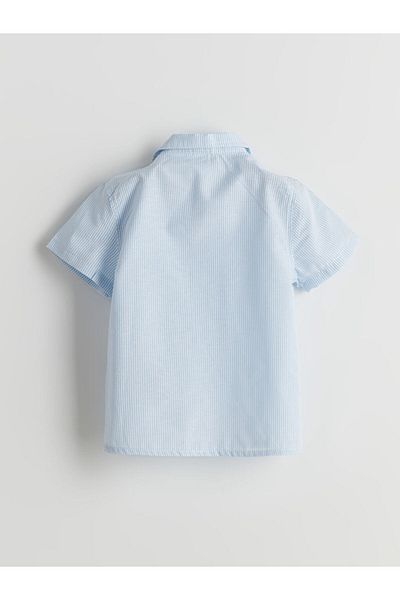 LC Waikiki Short Sleeve Striped Boy's Shirt