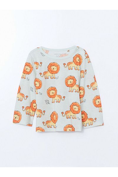 LC Waikiki Lcw Baby Lion Printed Baby Boy Pajamas Set