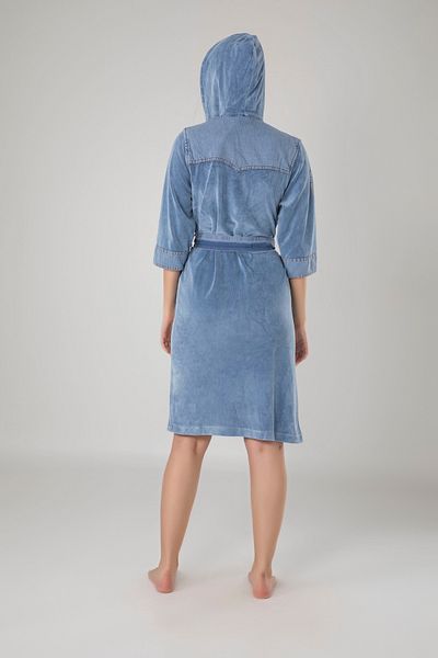 Nuşa Rochie de damă cu blugi albaștri