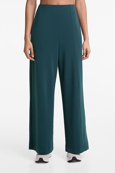 Oysho Straight-leg trousers with modal and crease