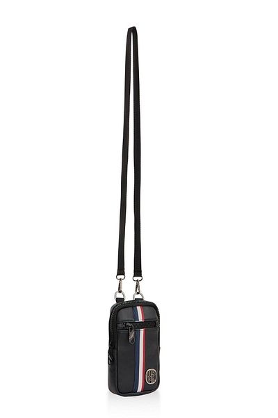U.S. Polo Assn. U.S. Polo Assn. Plevr23708 - Geantă unisex neagră pentru telefon