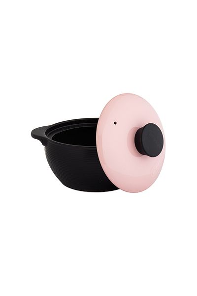 SAFA Ceramic Cooking Pot Matte Black 3 Litter