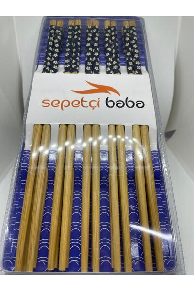 BYBKURUMSAL TvA 20 Pcs Bamboo Chopstick - 10 Pair Patterns, Washable Chinese Chopsticks, Sushi Ramen Noodle Chopsticks