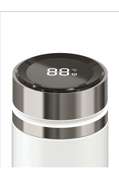 X-Level X-Mugsmart 480 ml White Thermos with Digital Display