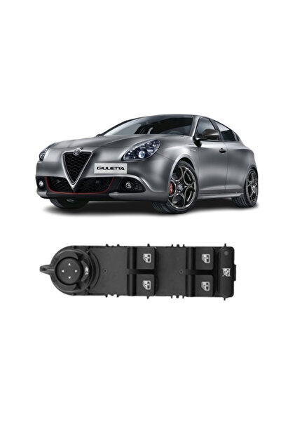 FESAN ALFA ROMEO GIULIETTA (10-) ÖN SOL AYNA KATLAMALI CAM KALDIRMA ANAHTARI 24PIN