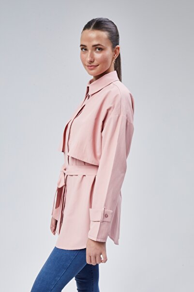 lurex moda Belted Shirt with Robe