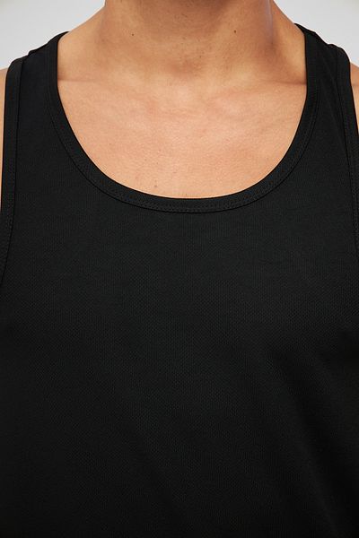 Moda Işık Black Printed Men's Sports Tank Top