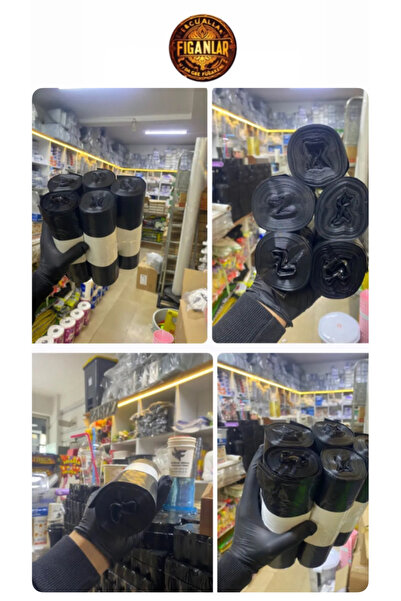 figanlar ambalaj 120-240 Lt Endüstriyel Konteyner Çöp Torbası Çöp Poşeti 120x150 Cm 1 koli  100 adet 800 gr