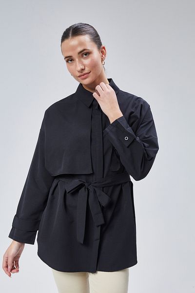 lurex moda Cămașă cu halat și curea
