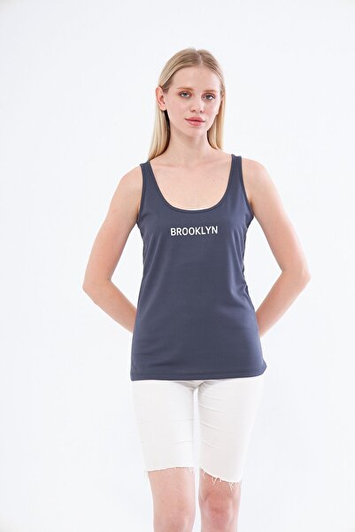 Moda Işık Αθλητής Brooklyn Printed Thick Strap - Χρώμα Ανθρακί