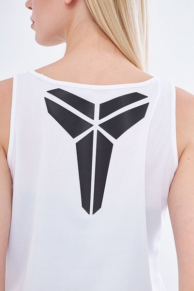 Moda Işık White Kobe Printed Thick Strap Athlete Undershirt