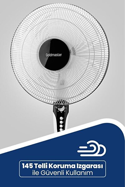 GOLDMASTER Gm-7927 Ferah Ayaklı Vantilatör