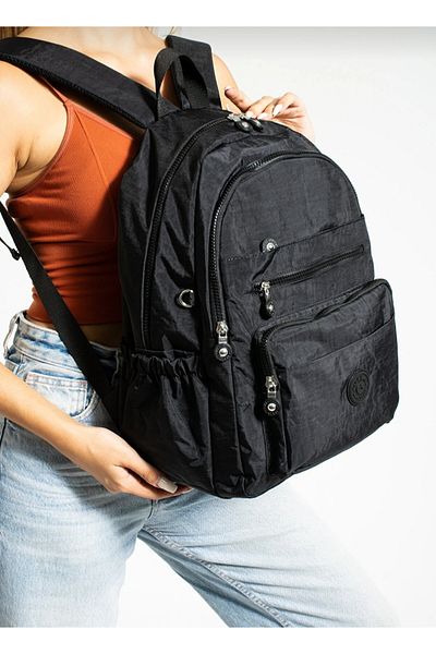 MEGA Women's Black Backpack