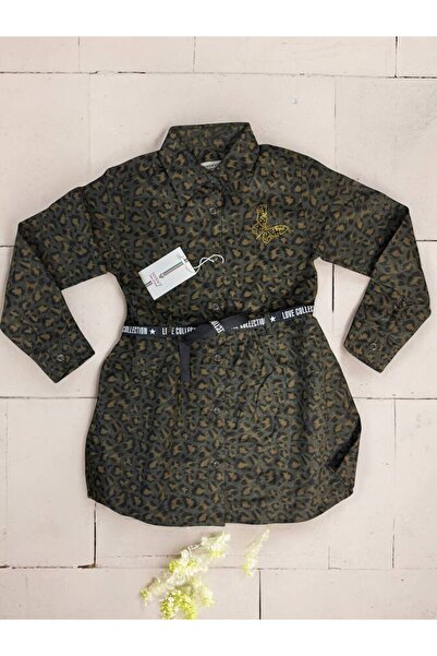 İvven's İVVEN'S KIDS PAMUK KIZ BEBEK ÇOCUK KEMERLİ ELBİSE