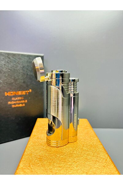 Honest Çift Torch Pürmüz Alevli Puro Delicili Premium Puro Çakmağı