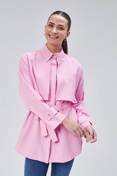 lurex moda Belted Shirt with Robe