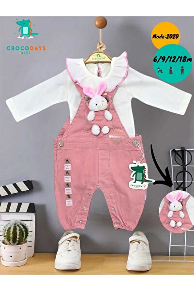 CROCODAYS Children's Baby Jeans (Jeans) Rabbit Toy Badili Salopet