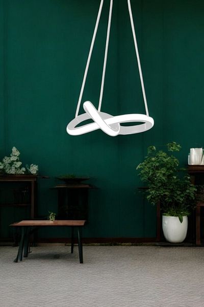 neeko Bonna Power Led Chandelier Daylight - Modern Pendant White Safe