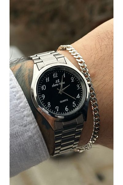 Show Time Steel Men's Wristwatch