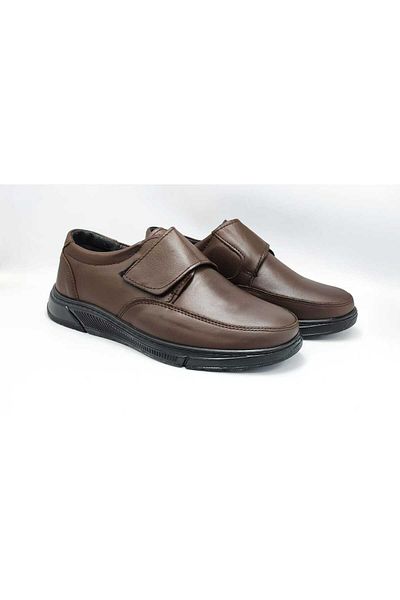 Tigerline Inside and Outside Genuine Leather Shoes Ms 670013   Men's Ultra Comfortable Brown Shoes Medical Insole