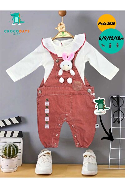 CROCODAYS Children's Baby Jeans (Jeans) Rabbit Toy Badili Salopet